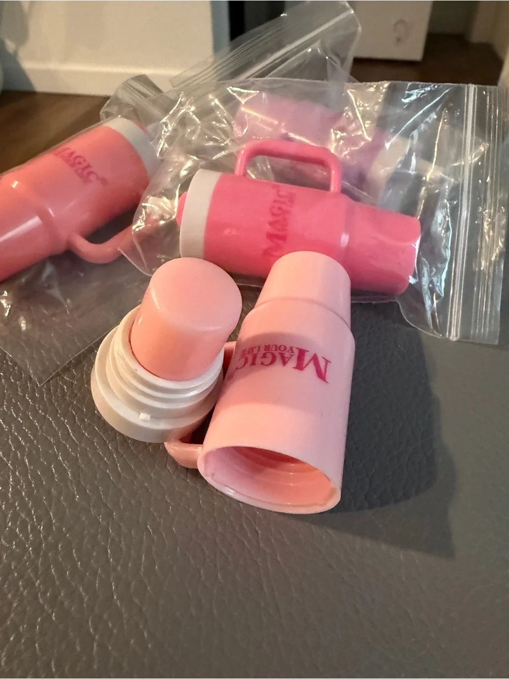 Lip balm in a little tumbler
